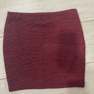 Forever 21 Burgundy mini skirt